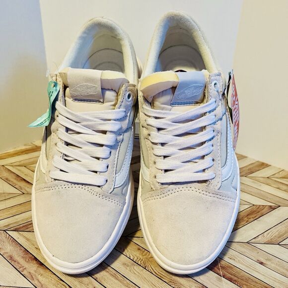 VANS Old Skool Overt Plus CC M 6.5 W 8 Sneakers Gray White ComfyCush VN0A7Q5ELGX - Picture 3 of 8